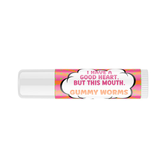 Gummy Worms Jumbo Lip Balm